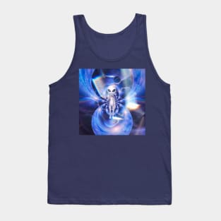 Alien in Space Fractal Tank Top